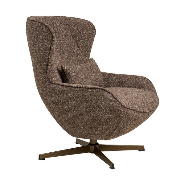 Poltrona marrone girevole Blenheim – House Nordic-image-3