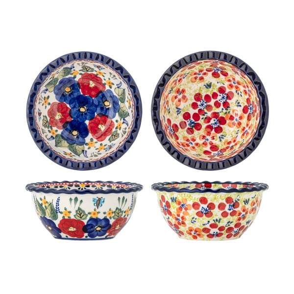 Ciotoline in set da portata in gres 2 pz 380 ml Florist – Bloomingville