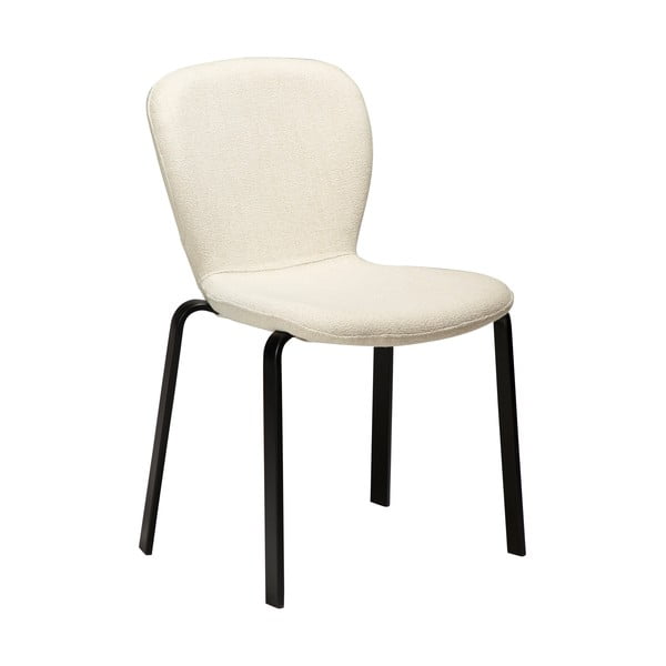 Sedia da pranzo color crema in imbottito Heap – DAN-FORM Denmark