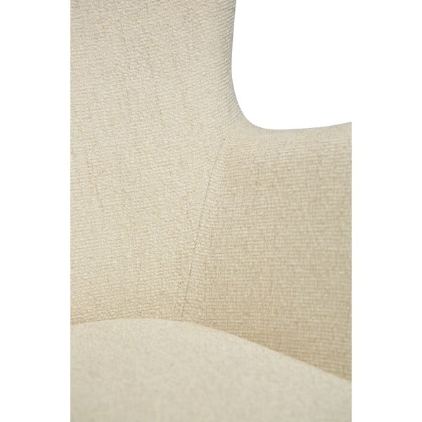 Poltrona crema in tessuto bouclé Glam - DAN-FORM Denmark-image-1