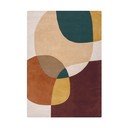 Tappeto viola in lana tessuto a mano 200x290 cm Glow Purple Multi – Flair Rugs