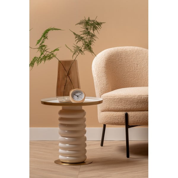 Tavolo rotondo in metallo ø 41 cm Ruby - Leitmotiv-image-1