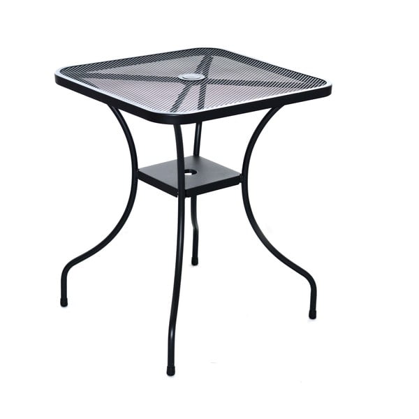 Tavolo da pranzo da giardino in metallo 60x60 cm - Rojaplast-image-1