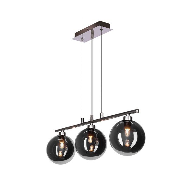 Lampadario con paralume in vetro Somul – Candellux Lighting-image-1