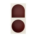 Libreria da parete rossa e bianca 30x60 cm Graphia – Bloomingville