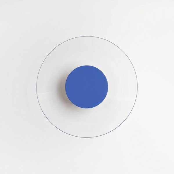 Lampada da parete LED blu scuro 
in vetro acrilico
 ø 28 cm ASTRO – Thoro-image-4