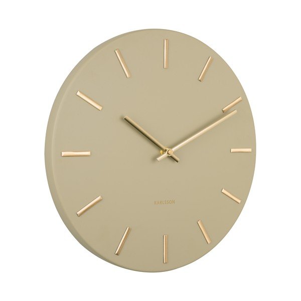 Orologio da parete verde oliva , ø 30 cm Charm - Karlsson-image-2