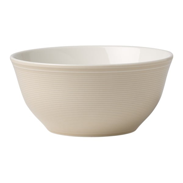 Ciotola in porcellana bianca e beige Villeroy & Boch , 750 ml Like Color Loop - like | Villeroy & Boch