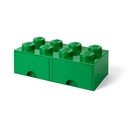 Contenitore verde con 2 cassetti - LEGO®