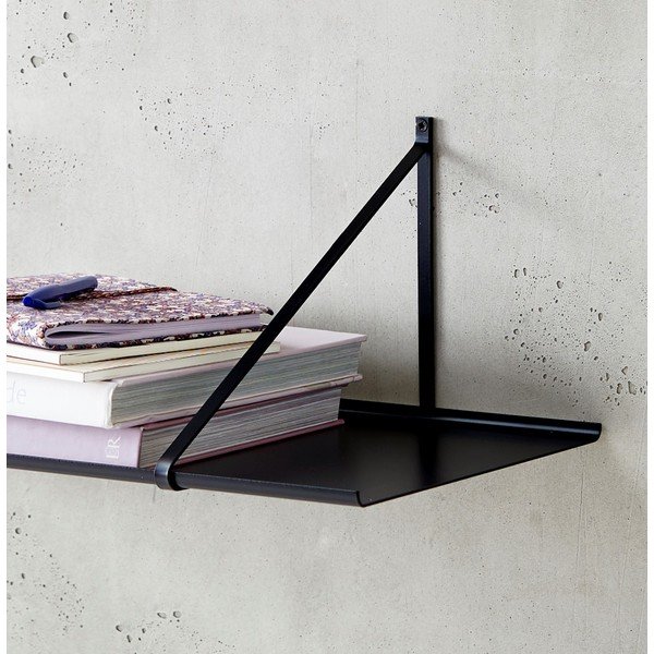 Mensola a muro nera Hammel Edge, 65 x 27 cm Edge by Hammel - Hammel Furniture-image-2