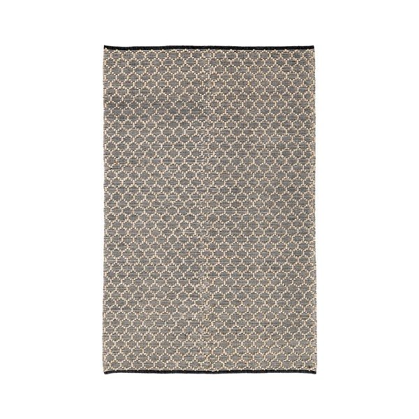 Tappeto da interno/esterno nero/di colore naturale 160x230 cm Dhawan – Bizzotto
