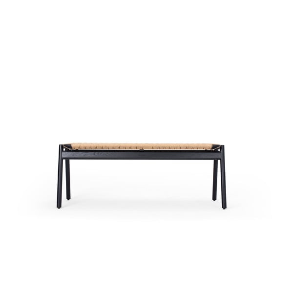 Panchina nera/di colore naturale Klupa – Gazzda-image-2