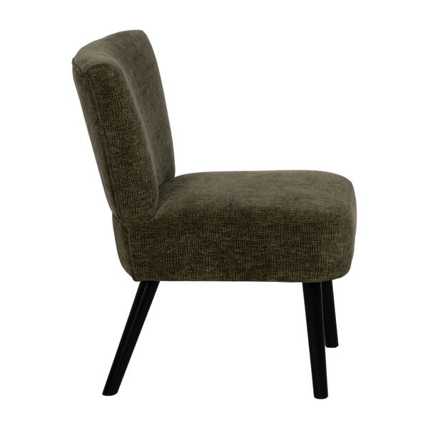 Poltrona verde con rivestimento in ciniglia – Ixia-image-2