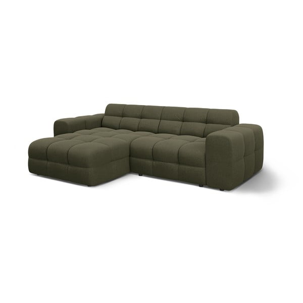 Divano angolare verde (con penisola a sinistra/con chaise lounge) Kendal – Micadoni -image-3