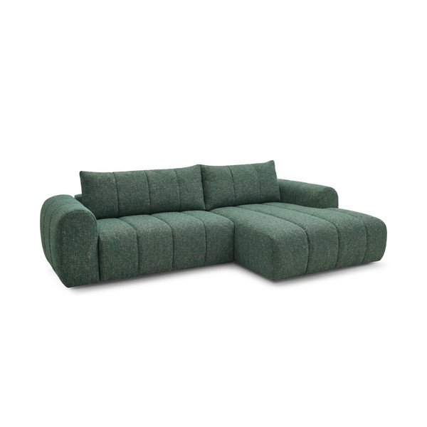 Divano angolare verde scuro (con penisola a destra/con chaise lounge) Nesty – Bobochic Paris-image-3