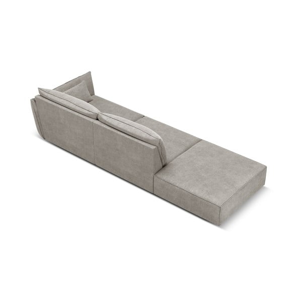 Divano angolare grigio chiaro Vanda - Mazzini Sofas-image-3