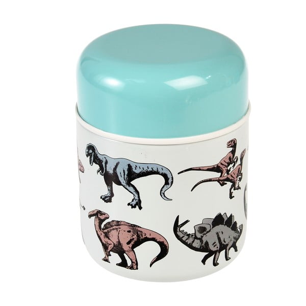 Borraccia termica blu/color crema 280 ml Prehistoric Land – Rex London