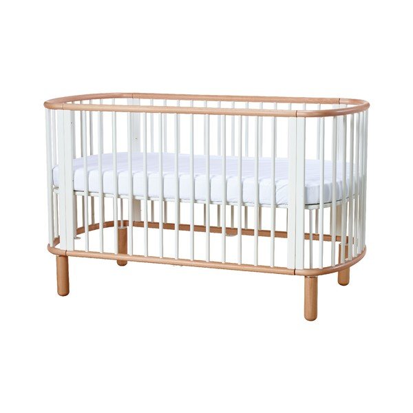 Lettino in legno di faggio bianco , 70 x 140 cm Baby - Flexa-image-4