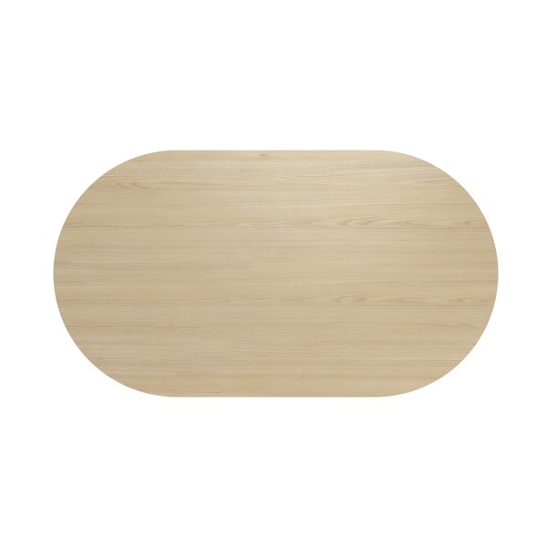 Tavolo da pranzo con piano in rovere decorato in colore naturale 100x180 cm Lago - TemaHome-image-4