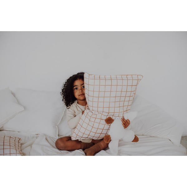 Set per culla beige Camel Check - Malomi Kids-image-3