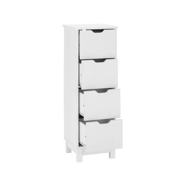 Mobile da bagno bianco , 33 x 100 cm Posta - Støraa-image-2