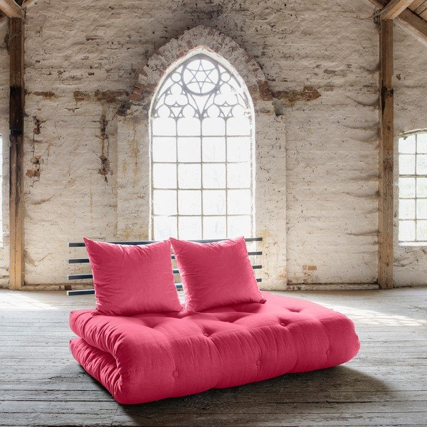 Divano letto Karup Shin Sano Nero/Magenta - Karup Design