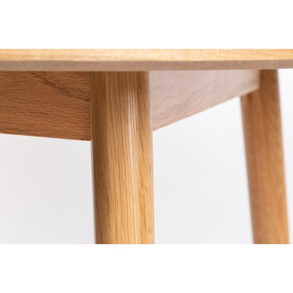 Tavolo da pranzo rotondo con piano in rovere ø 120 cm Fabio - White Label-image-3