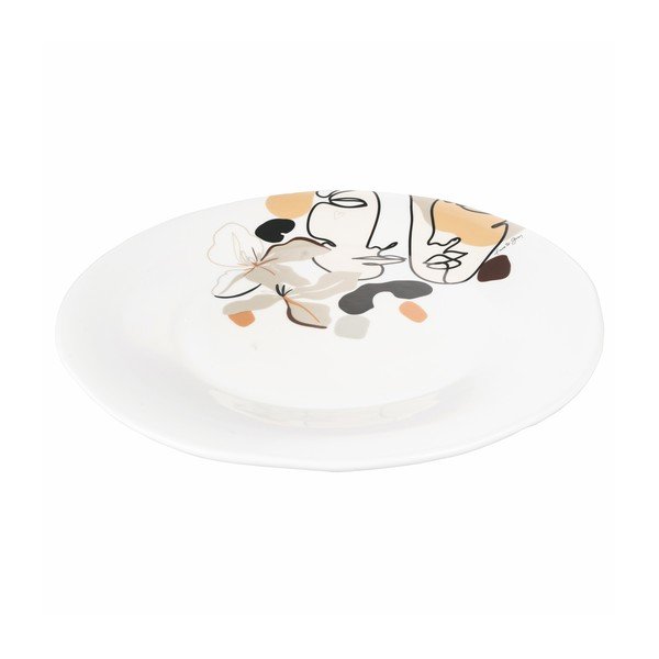 Piatto da portata in ceramica, ø 35 cm Face to Grey - VDE Tivoli 1996-image-1