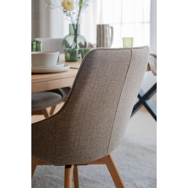 Sedie da pranzo beige in set di 2 Alison - Rowico-image-3