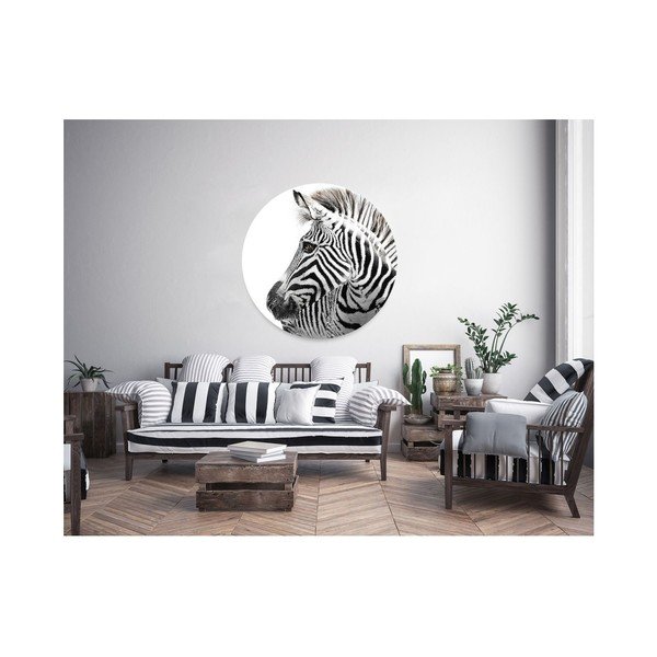 Decorazione da parete Anello Zebra, ø 70 cm - Styler-image-1
