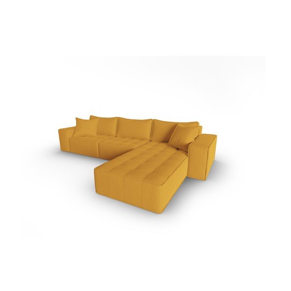 Divano angolare giallo (angolo destro) Mike - Micadoni Home-image-3