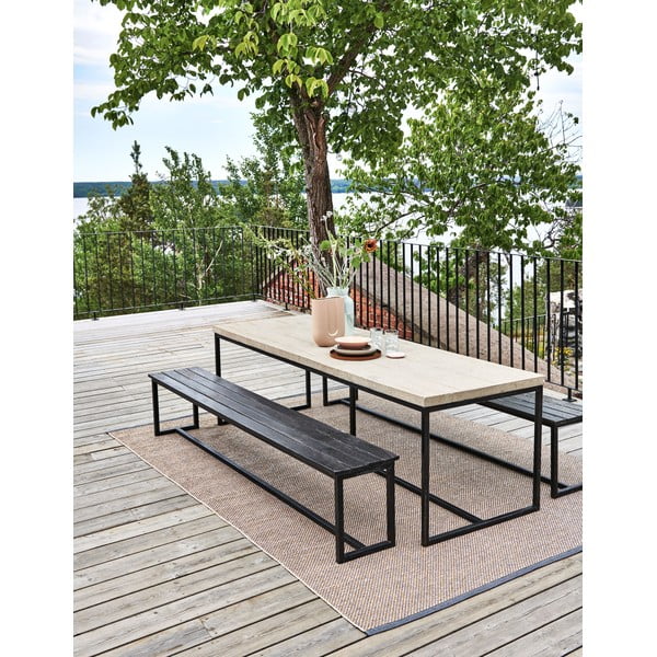 Tappeto da interno/esterno beige 60x85 cm Effi Granit – Pappelina-image-2