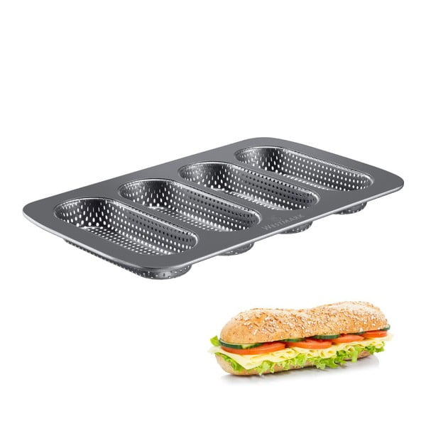 Stampo in acciaio per la cottura di pane e baguette Mini - Westmark-image-3