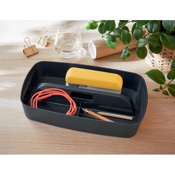 Organizer in plastica nera per cancelleria/cassetto MyBox - Leitz-image-2