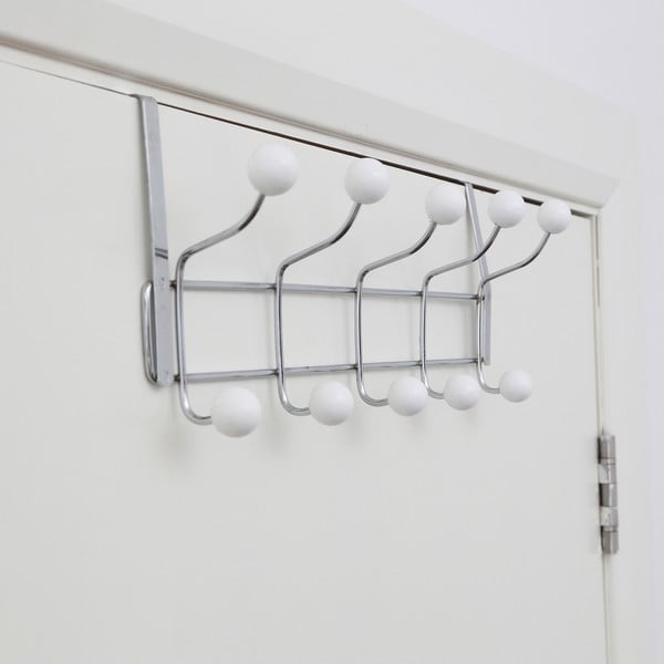 Appendiabiti in metallo argentato 40,5 cm Jaxen - Premier Housewares-image-1