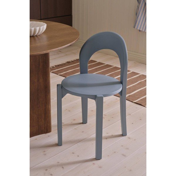 Sedie da pranzo in set azzurre in rovere massiccio 2 pz Vectrina – Ellos Home-image-1
