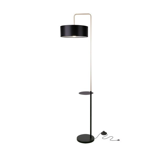 Lampada da terra nera (altezza 172 cm) Impact - Candellux Lighting-image-2