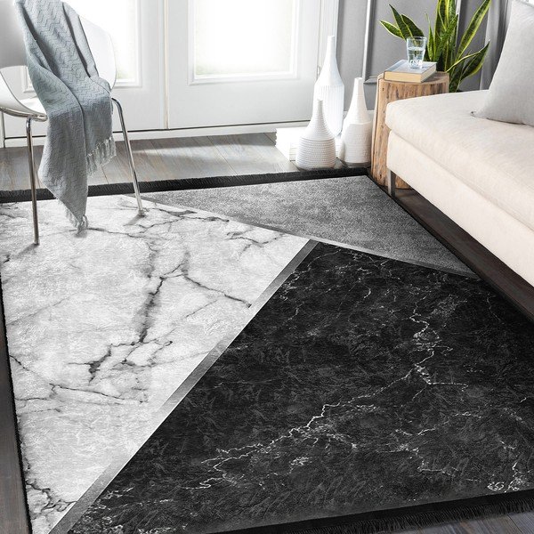 Tappeto bianco-nero 80x150 cm - Mila Home-image-4