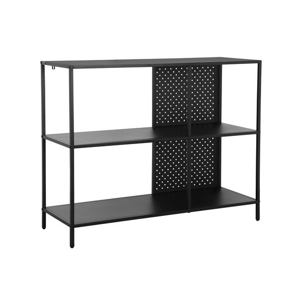 Libreria in metallo nero 100x80 cm Charleston - Støraa-image-1