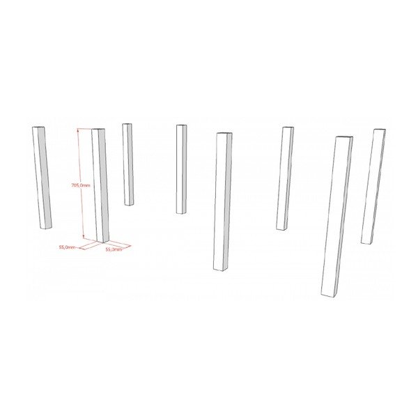 Rialzo per letto Forrest – Vipack