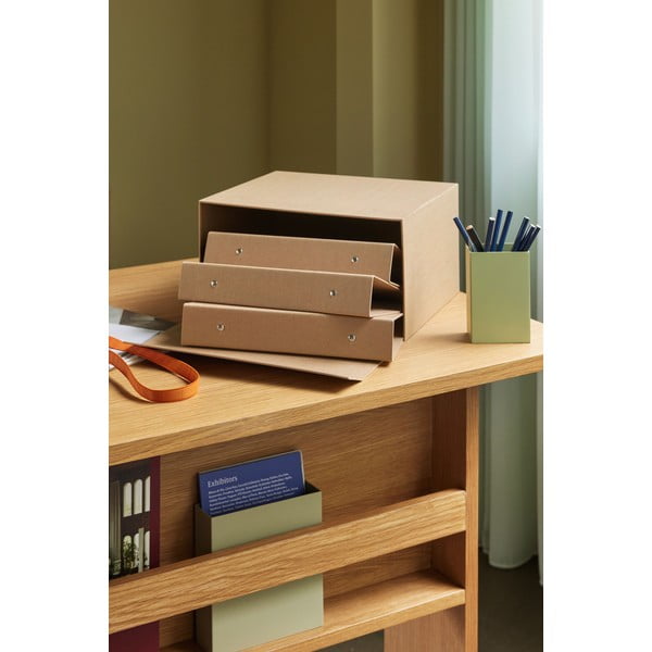 Organizzatore di cartone per documenti Elo - Hübsch-image-1