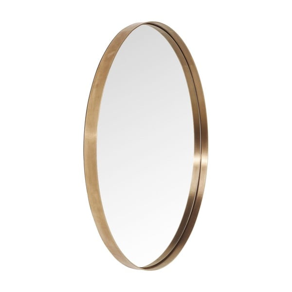 Specchio rotondo con cornice color rame Round Curve, ⌀ 100 cm - Kare Design-image-1