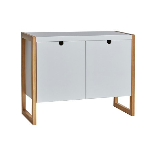 Cassettiera bianca , 90 x 75 cm Square - Marckeric-image-2