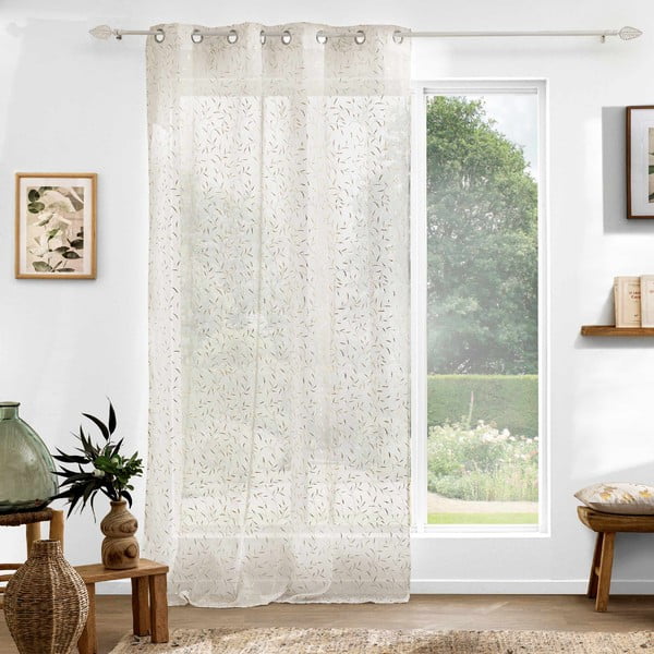 Tenda in beige e oro 140x240 cm Maissa - douceur d'intérieur-image-4