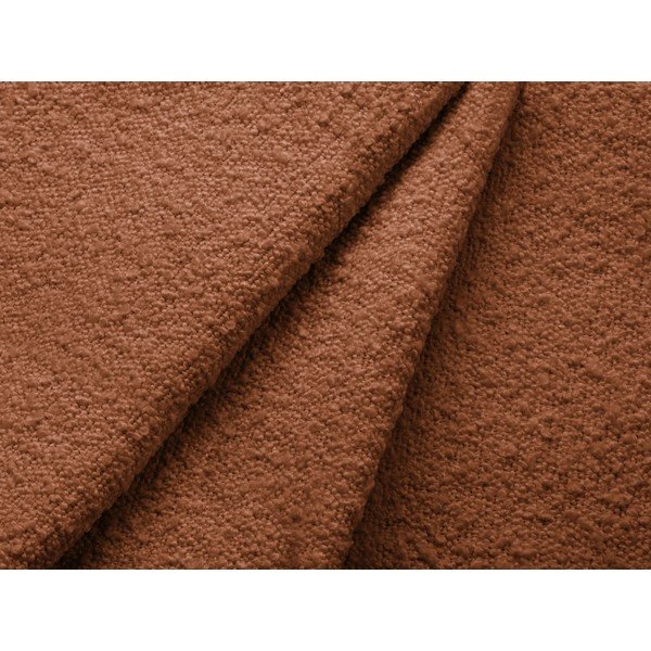 Sgabello marrone in tessuto bouclé Molino - Micadoni Home-image-3