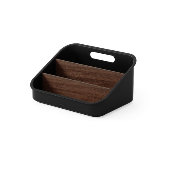 Organizer da bagno nero per cosmetici in plastica riciclata Bellwood - Umbra