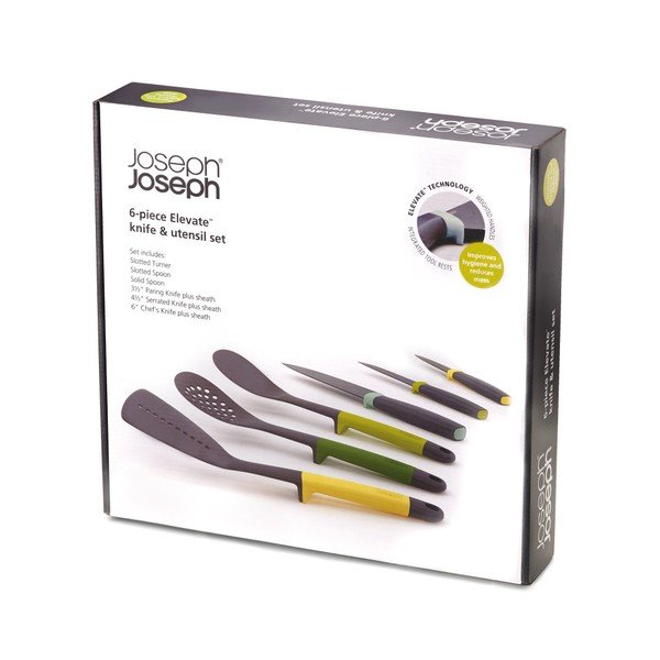 Set di utensili da cucina in acciaio inox 6 pezzi Elevate - Joseph Joseph-image-1
