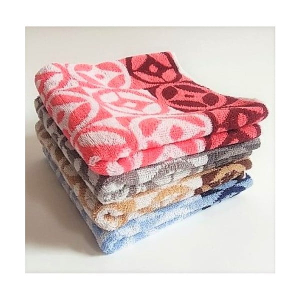 Asciugamano blu in cotone 70x140 cm Compass - JAHU collections-image-3