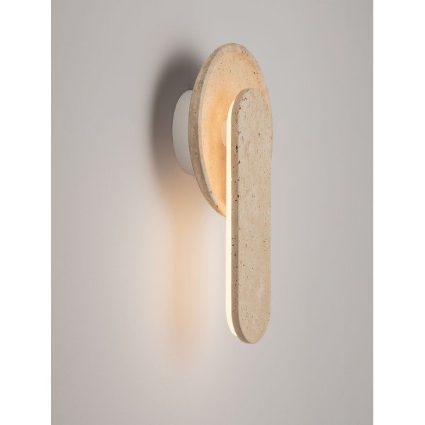 Lampada da parete LED beige in pietra Mavis – Nova Luce-image-4