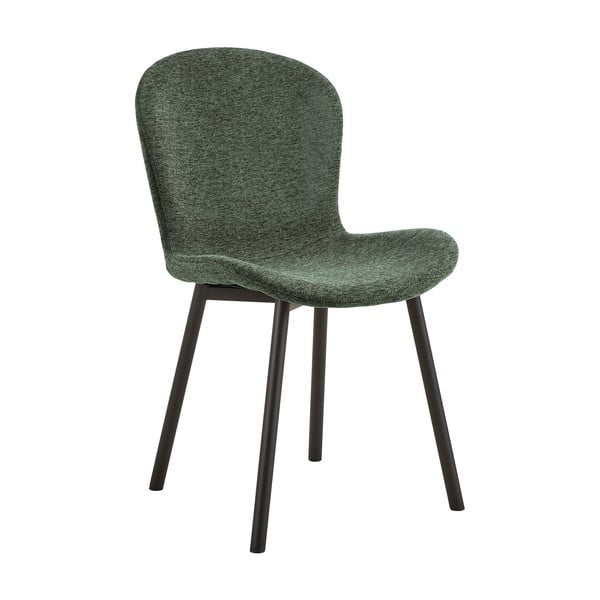 Sedia da pranzo verde scuro Esra – Actona